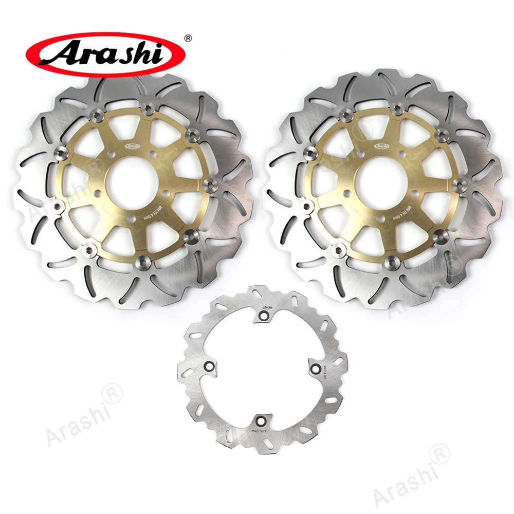 Arashi CNC полностью плавающий передний задний тормозной диск ротор для судзунки DL V-STROM 1000 2002 - 2010 vоткрытый DL1000 2004 2005 2006 2007 
Arashi CNC полностью плавающий передний задний тормозной диск ротор для судзунки DL V-STROM 1000 2002 - 2010 vоткрытый DL1000 2004 2005 2006 2007
