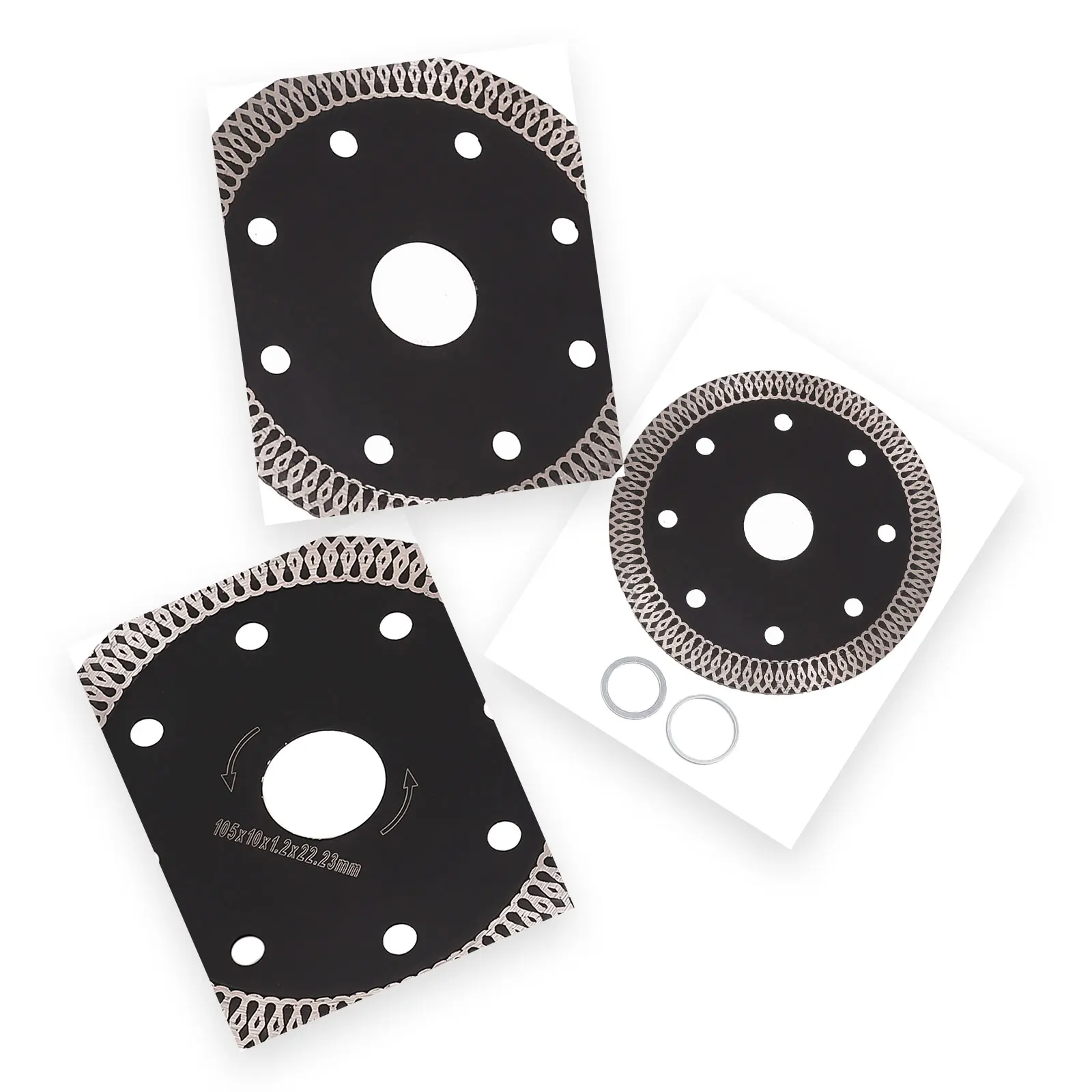 

Прочный режущий диск для керамической плитки, алмазный пильный диск с зубцами 22/23 мм, кольцо с внутренним диаметром