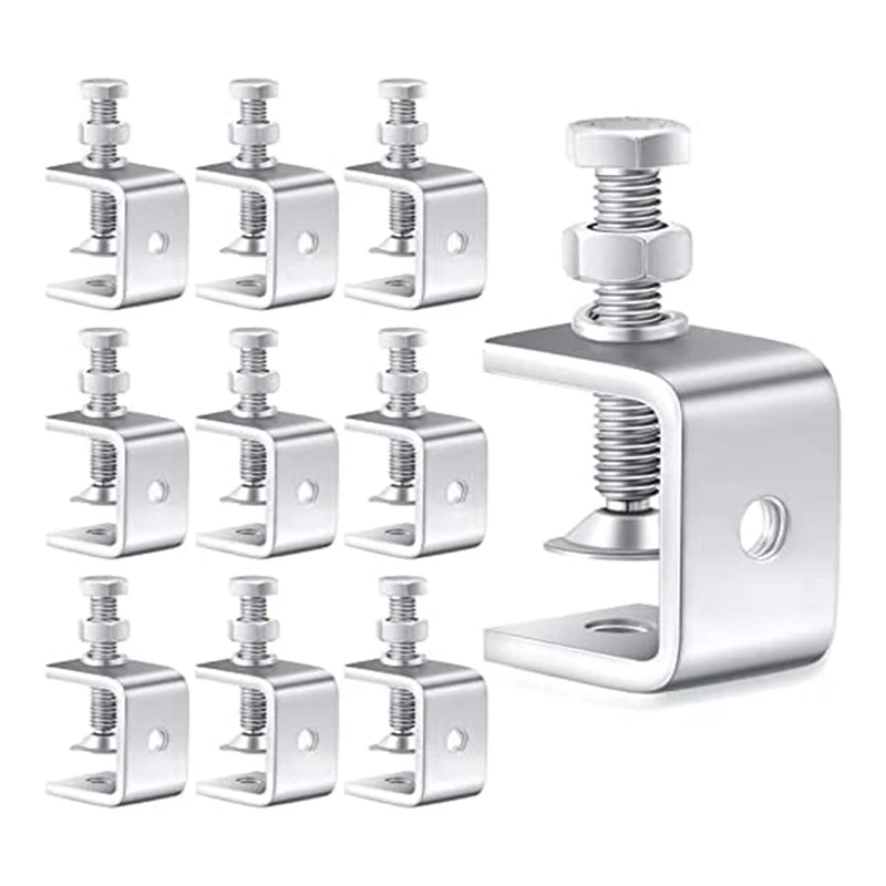 Stainless Steel C Clamp Heavy Duty 1 3/16 Inch With Stable Wide Jaw Opening Small Screw For Metal Working Woodworking
Stainless Steel C Clamp Heavy Duty 1 3/16 Inch With Stable Wide Jaw Opening Small Screw For Metal Working Woodworking
