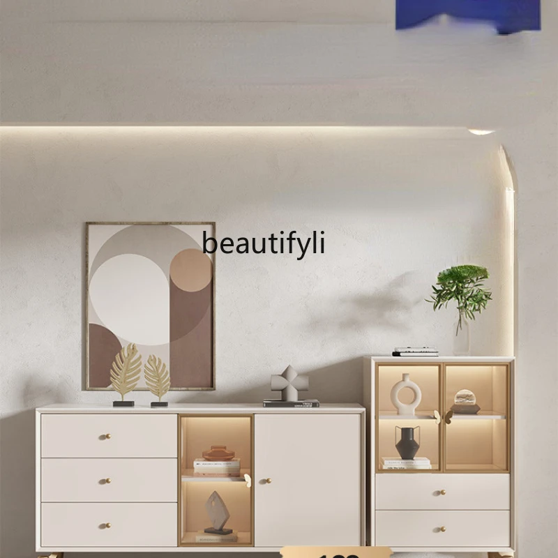 CXH Namei Style Light Luxury Sideboard Cabinet Wall Integrated Modern Minimalist Stone Plate Home Designer Locker Tall Wine
CXH Namei Style Light Luxury Sideboard Cabinet Wall Integrated Modern Minimalist Stone Plate Home Designer Locker Tall Wine