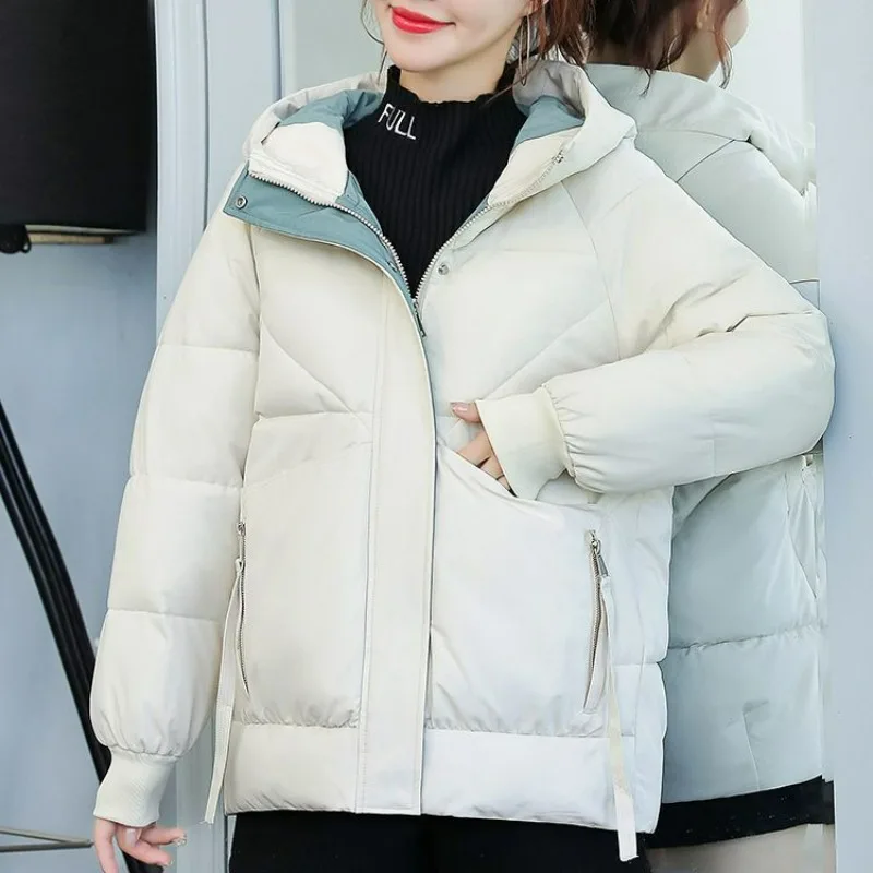 2023 New Women Down Cotton Coat Winter Jacket Female Short Parkas Loose Thick Warm Outwear Hooded Leisure Time Fashion Overcoat
2023 New Women Down Cotton Coat Winter Jacket Female Short Parkas Loose Thick Warm Outwear Hooded Leisure Time Fashion Overcoat