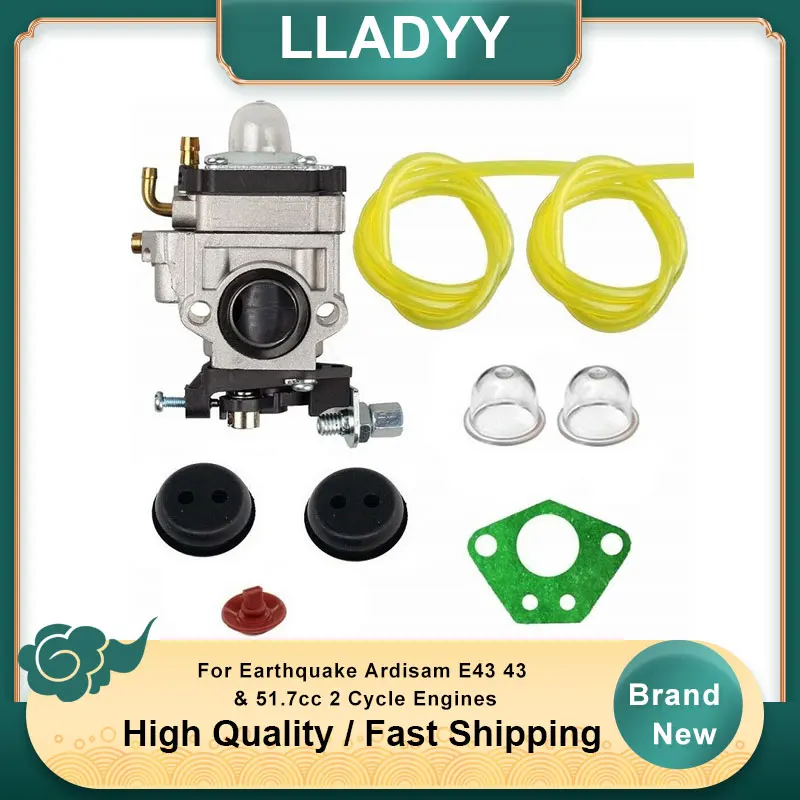 Carburetor For Earthquake Ardisam E43 43 & 51.7cc 2 Cycle Engines
Carburetor For Earthquake Ardisam E43 43 & 51.7cc 2 Cycle Engines