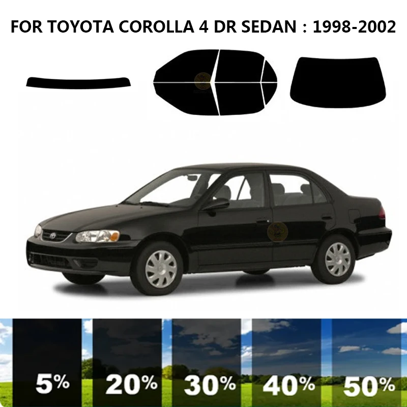Precut nanoceramics car UV Window Tint Kit Automotive Window Film For TOYOTA COROLLA E110 4 DR SEDAN 1998-2002
Precut nanoceramics car UV Window Tint Kit Automotive Window Film For TOYOTA COROLLA E110 4 DR SEDAN 1998-2002