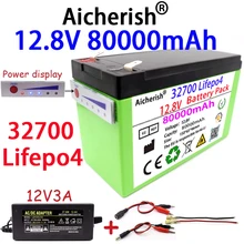 LiFePO4 12V Rechargeable Lithium Battery 32700 12.8V 80Ah Portable Built-in 5V 2.1A USB Android Apple Port 12.6V 3A Charger
LiFePO4 12V Rechargeable Lithium Battery 32700 12.8V 80Ah Portable Built-in 5V 2.1A USB Android Apple Port 12.6V 3A Charger
