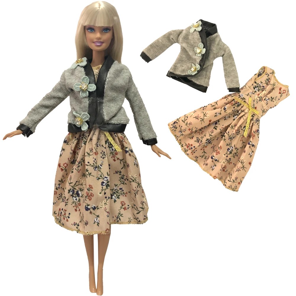 NK Official 2 Items/ Set Fashion Doll Outfit Fur Coat + Modern Skirt Casual Dress Clothes for Barbie Doll Accessories Toys
NK Official 2 Items/ Set Fashion Doll Outfit Fur Coat + Modern Skirt Casual Dress Clothes for Barbie Doll Accessories Toys