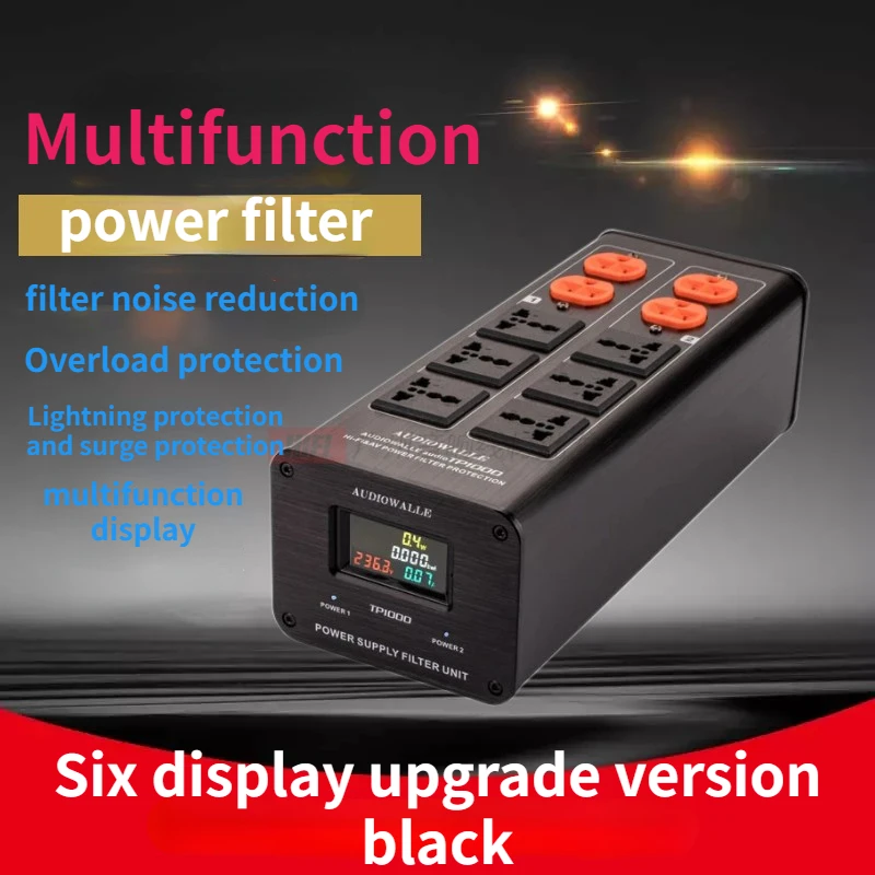 TP1000 Power Filter Socket Fever Audio Power Purifier Lightning Protection Surge Protection Filter Socket Power Bank
TP1000 Power Filter Socket Fever Audio Power Purifier Lightning Protection Surge Protection Filter Socket Power Bank