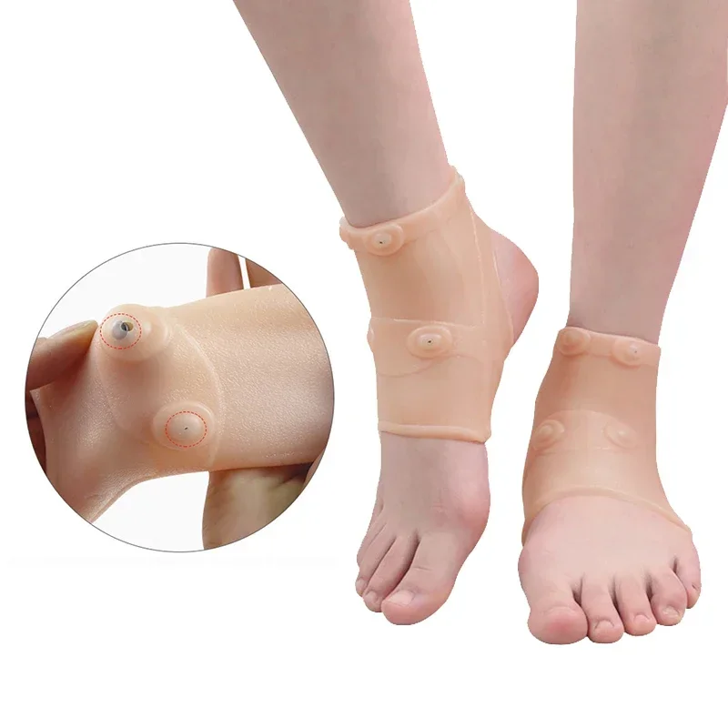 1Pc Magnetic Therapy Ankle Brace Safety Guard Silicone Compression Support Wrap Foot Sleeve Sock for Sprain Tendonitis Heel Pain
1Pc Magnetic Therapy Ankle Brace Safety Guard Silicone Compression Support Wrap Foot Sleeve Sock for Sprain Tendonitis Heel Pain