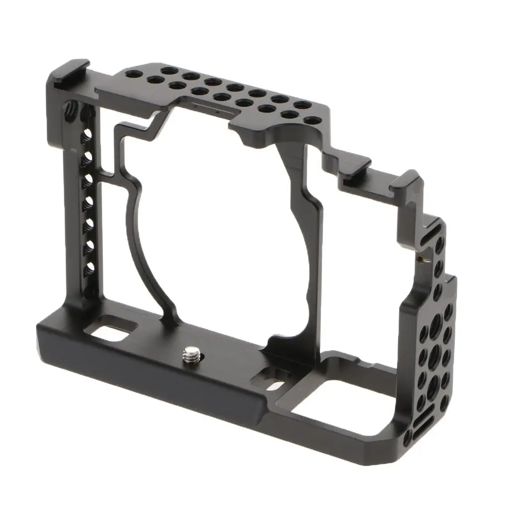 Metal DSLR Rig Stabilizer Video Camera Cage Movie Mount for A7 A7R A7S Mirrorless Cameras
Metal DSLR Rig Stabilizer Video Camera Cage Movie Mount for A7 A7R A7S Mirrorless Cameras
