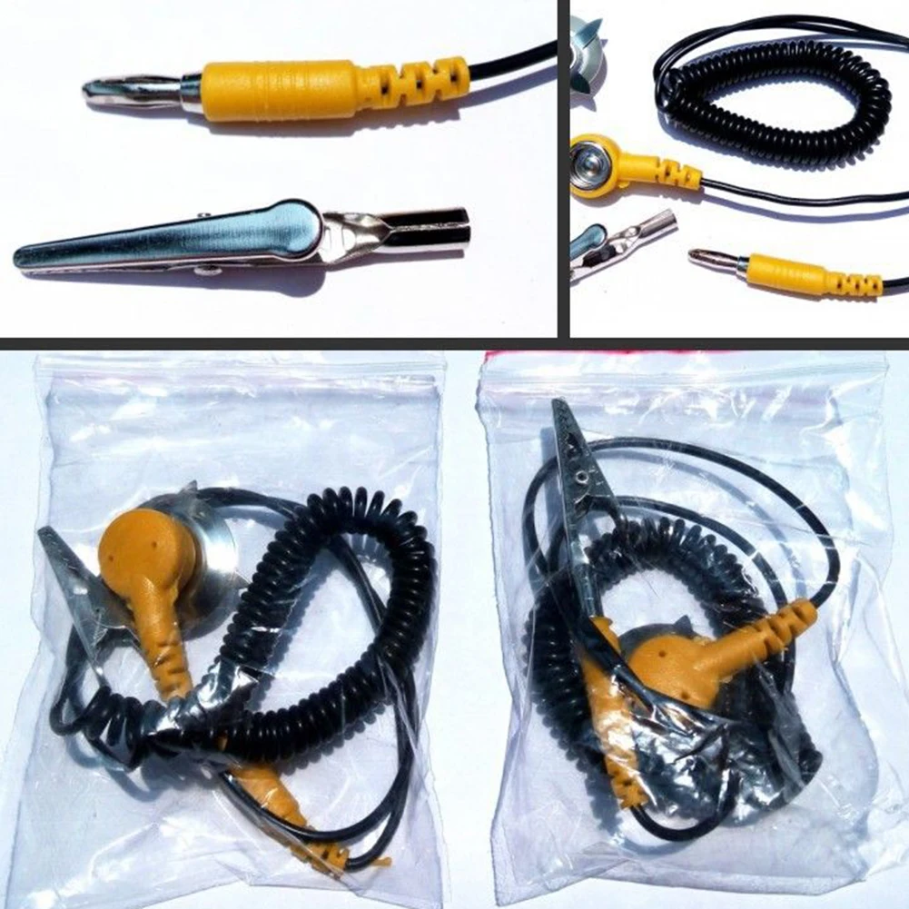 1pc Anti-Static ESD Grounding Cable Coiled Cord Alligator Clip Claw PU Wire Anti Static Electrostatic Cord Power Supplies
1pc Anti-Static ESD Grounding Cable Coiled Cord Alligator Clip Claw PU Wire Anti Static Electrostatic Cord Power Supplies