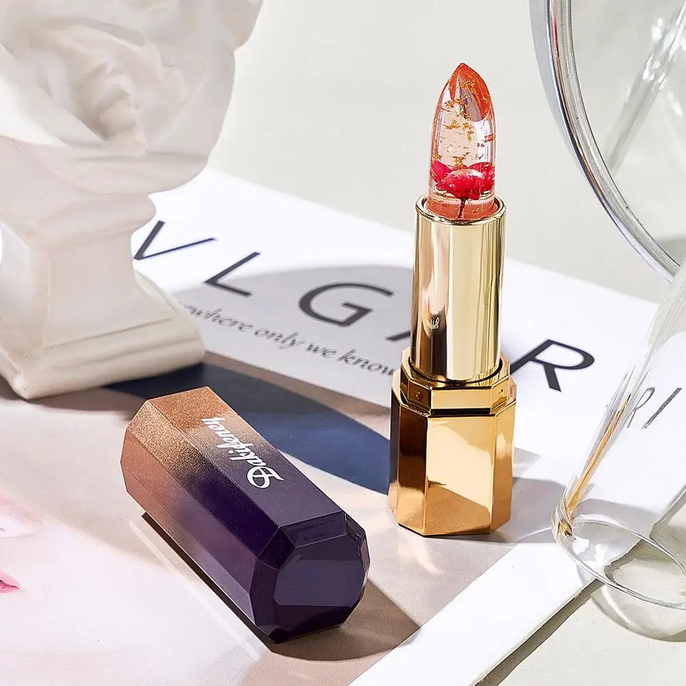 Transparent Jelly Temperature Change Discoloration Moisturizing Lipstick Waterproof Nude Lip Gloss Florasis Cosmetics
Transparent Jelly Temperature Change Discoloration Moisturizing Lipstick Waterproof Nude Lip Gloss Florasis Cosmetics