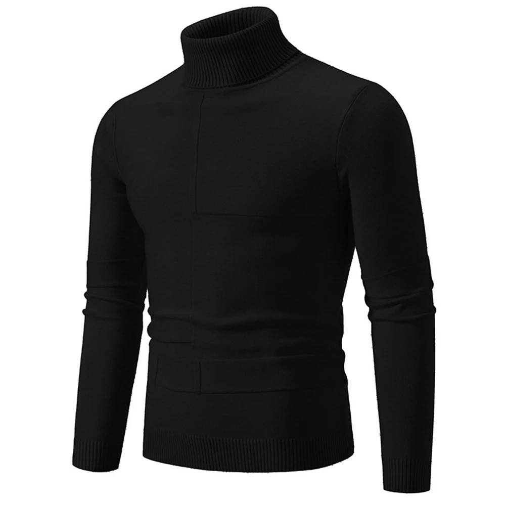 Men Winter Turtleneck Slim Fit Long Sleeve Sweater Jumper Knitwear Pullovers Top Slim Fit Men's Basic Bottoming Plain T-shirt
Men Winter Turtleneck Slim Fit Long Sleeve Sweater Jumper Knitwear Pullovers Top Slim Fit Men's Basic Bottoming Plain T-shirt
