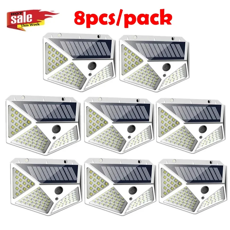 1/2/4/8/pcs Solar Light Outdoor 100 Led Wall Lamp Pir Motion Sensor Lamp Waterproof Led Lights For Garden Street Decoration
1/2/4/8/pcs Solar Light Outdoor 100 Led Wall Lamp Pir Motion Sensor Lamp Waterproof Led Lights For Garden Street Decoration