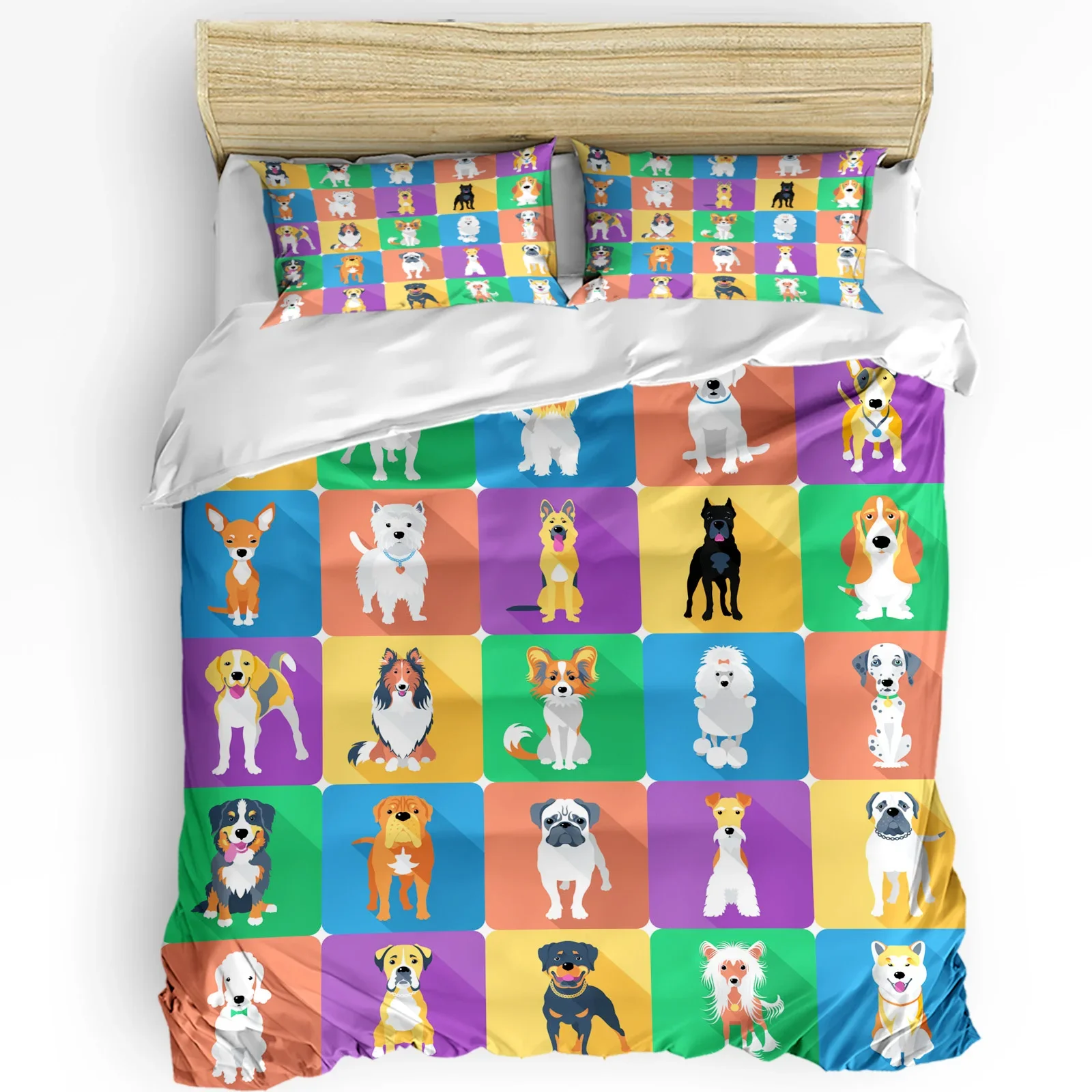 Cartoon Dog Printed Comfort Duvet Cover Pillow Case Home Textile Quilt Cover Boy Kid Teen Girl Luxury 3pcs Bedding Set
Cartoon Dog Printed Comfort Duvet Cover Pillow Case Home Textile Quilt Cover Boy Kid Teen Girl Luxury 3pcs Bedding Set