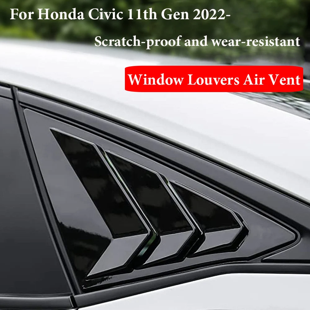 Автомобильный Стайлинг для Honda Civic 11 поколения 2022 2023 Автомобильный задний жалюзийный окно боковая крышка затвора отделка стикер на вентиляционное отверстие
Автомобильный Стайлинг для Honda Civic 11 поколения 2022 2023 Автомобильный задний жалюзийный окно боковая крышка затвора отделка стикер на вентиляционное отверстие