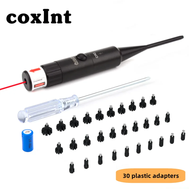 Universal Red Laser Boresighter .177 .22 to .78 Caliber Laser Collimator Glock Rifle Laser Sight Pointer with Button Switch
Universal Red Laser Boresighter .177 .22 to .78 Caliber Laser Collimator Glock Rifle Laser Sight Pointer with Button Switch