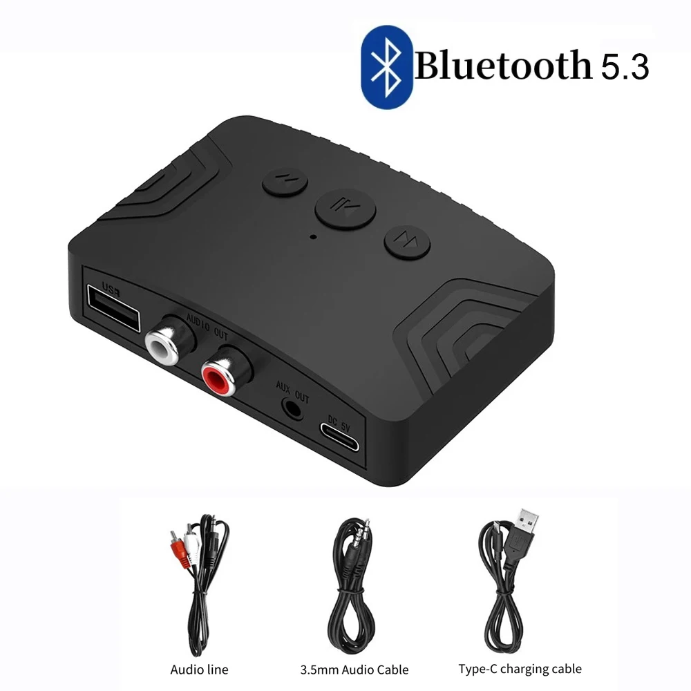 Bluetooth 5.3 Audio Receiver Wireless Audio Adapter Type C With AUX 3.5mm RCA Optical Jack Support U-disk for TV PC Speakers Car
Bluetooth 5.3 Audio Receiver Wireless Audio Adapter Type C With AUX 3.5mm RCA Optical Jack Support U-disk for TV PC Speakers Car