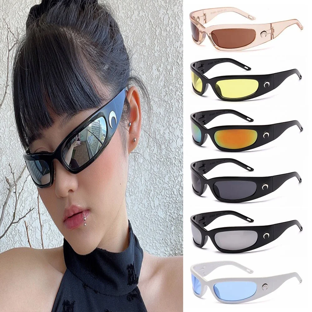 1pc Trendy Designed Moon Rectangular Sunglasses Women Men Outdoor Cycling Sports UV400 Sunglass Vintage Hip Hop Punk Sun Glasses
1pc Trendy Designed Moon Rectangular Sunglasses Women Men Outdoor Cycling Sports UV400 Sunglass Vintage Hip Hop Punk Sun Glasses