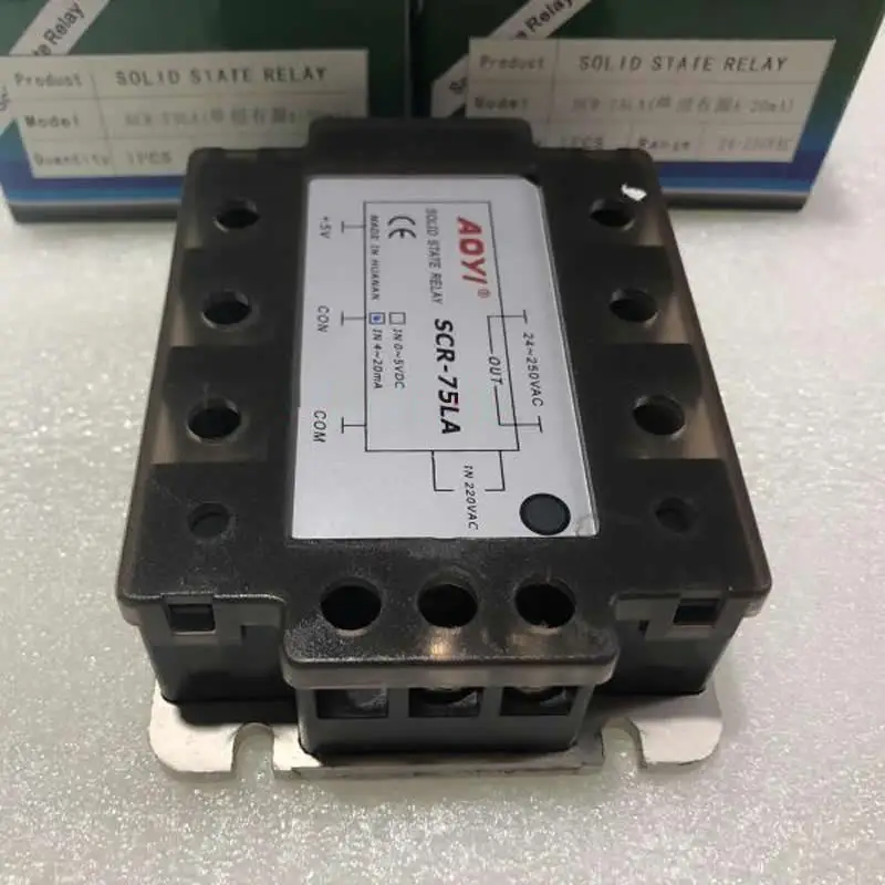 SCR-120LA-WY Voltage Stabilizing Single Phase AC Voltage Regulator Module Single Phase Solid State Relay
SCR-120LA-WY Voltage Stabilizing Single Phase AC Voltage Regulator Module Single Phase Solid State Relay
