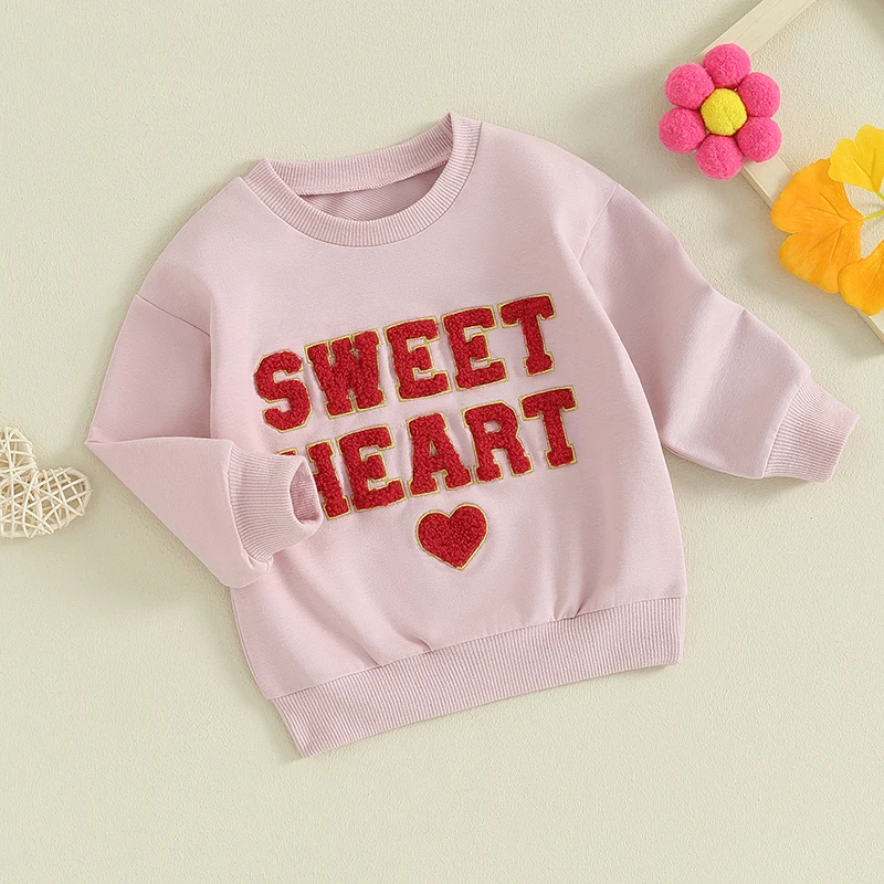 Toddler Baby Girls Valentine s Day Sweatshirt Long Sleeve Crewneck Jumper Tops Causal Sweet Heart Sweater Shirt Cute Clothes
Toddler Baby Girls Valentine s Day Sweatshirt Long Sleeve Crewneck Jumper Tops Causal Sweet Heart Sweater Shirt Cute Clothes