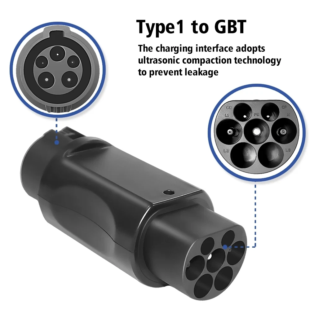 Type1 To GBT EV Adapter 32A GB/T Electric Vehicle Socket For Chinese Car Converter Charger J1772 Plug Charging Converter Adapter
Type1 To GBT EV Adapter 32A GB/T Electric Vehicle Socket For Chinese Car Converter Charger J1772 Plug Charging Converter Adapter