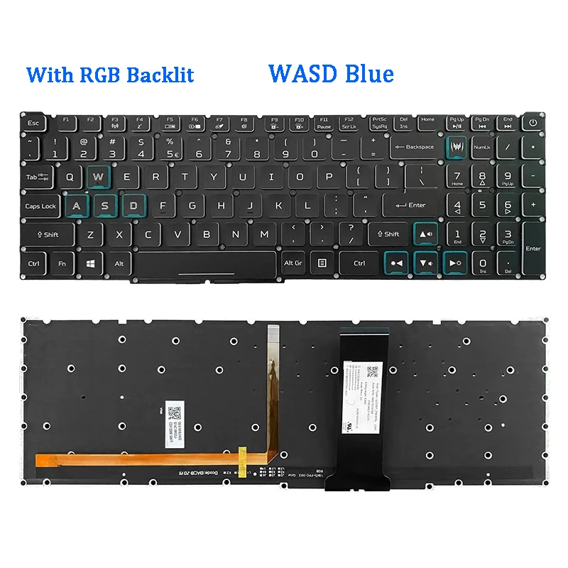 New Original Laptop Keyboard For ACER AN515-54 AN515-55 AN515-43 AN715-51 N517-52 N18C3 N18C4 N18I2 N18I3 N20C2 New Original Laptop Keyboard For ACER AN515-54 AN515-55 AN515-43 AN715-51 N517-52 N18C3 N18C4 N18I2 N18I3 N20C2