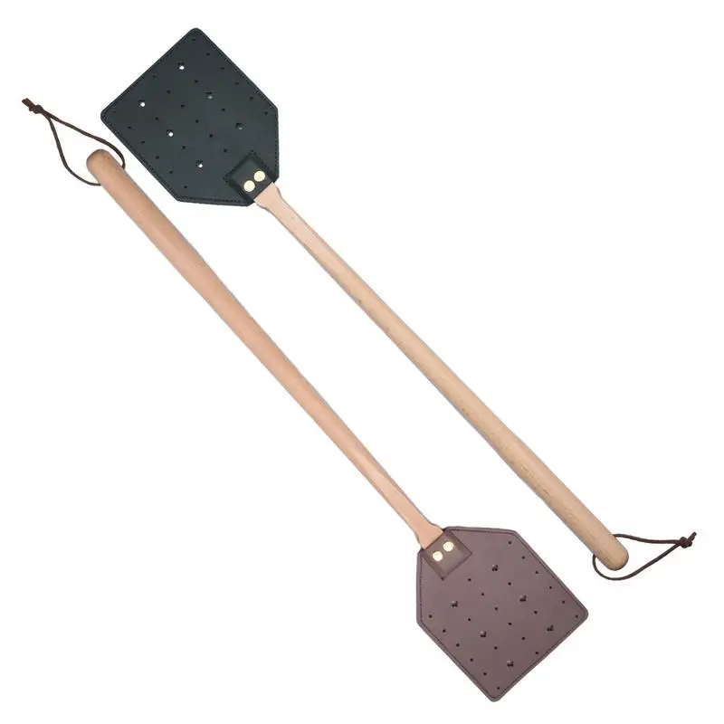 Fly Swatter for Indoors Durable Fly Swatter Portable Faux Leather Fly Swatter Reliable Stainless Steel Rivets Wooden Handle Idea
Fly Swatter for Indoors Durable Fly Swatter Portable Faux Leather Fly Swatter Reliable Stainless Steel Rivets Wooden Handle Idea