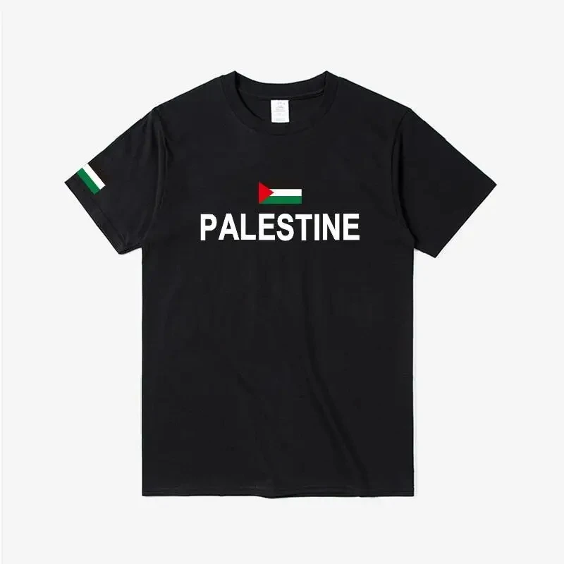 

Palestine Palestinian National flag t shirt Fashion Jersey Nation Team 100% Cotton T-shirt Tees Country Sporting Gyms PS PSE Top
