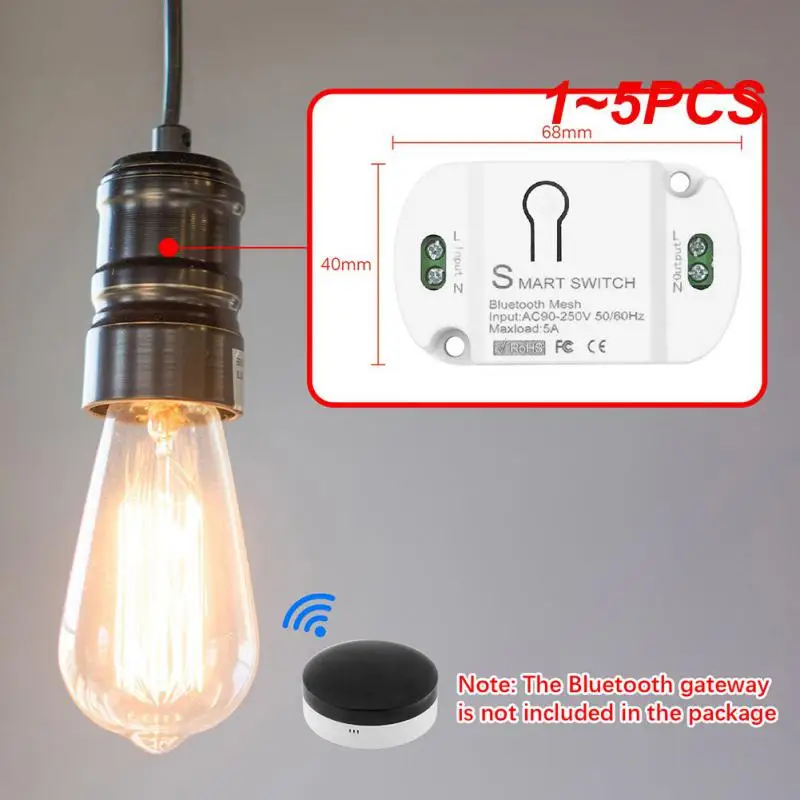 Умный выключатель Tuya Smart 2,4 ГГц, 1 ~ 5 шт., bluetooth-совместимый сетчатый смарт-выключатель 5А, таймер, использование шлюза, умный выключатель
Умный выключатель Tuya Smart 2,4 ГГц, 1 ~ 5 шт., bluetooth-совместимый сетчатый смарт-выключатель 5А, таймер, использование шлюза, умный выключатель