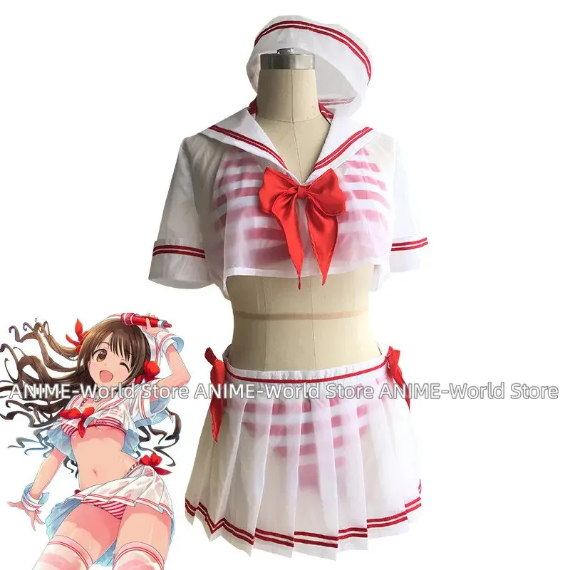Матросский костюм Shimamura Uzuki, бикини, купальный костюм, топы, платье, Аниме Косплей-костюмы
Матросский костюм Shimamura Uzuki, бикини, купальный костюм, топы, платье, Аниме Косплей-костюмы
