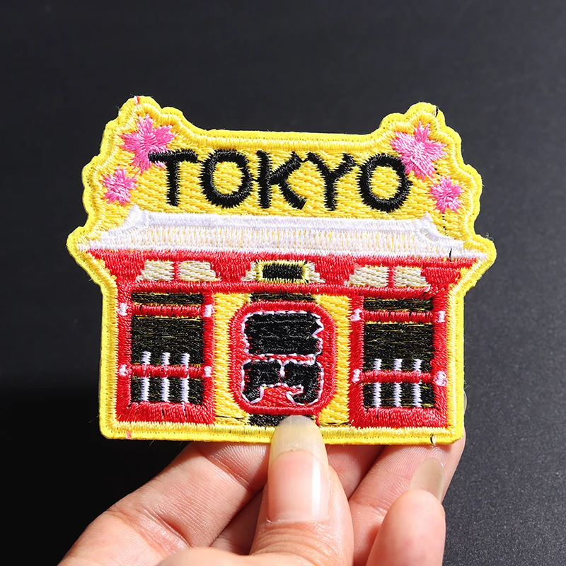 Tokyo building size: 8 * 6.4CM Patch for Clothing Iron on Embroidered Sewing Applique Cute Fabric Badge DIY Apparel Accessories
Tokyo building size: 8 * 6.4CM Patch for Clothing Iron on Embroidered Sewing Applique Cute Fabric Badge DIY Apparel Accessories