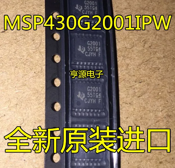 Набор микросхем MSP430G2001 MSP430G2001IPW14R G2001, оригинальный чипсет с интегральной схемой, 10 шт.
Набор микросхем MSP430G2001 MSP430G2001IPW14R G2001, оригинальный чипсет с интегральной схемой, 10 шт.