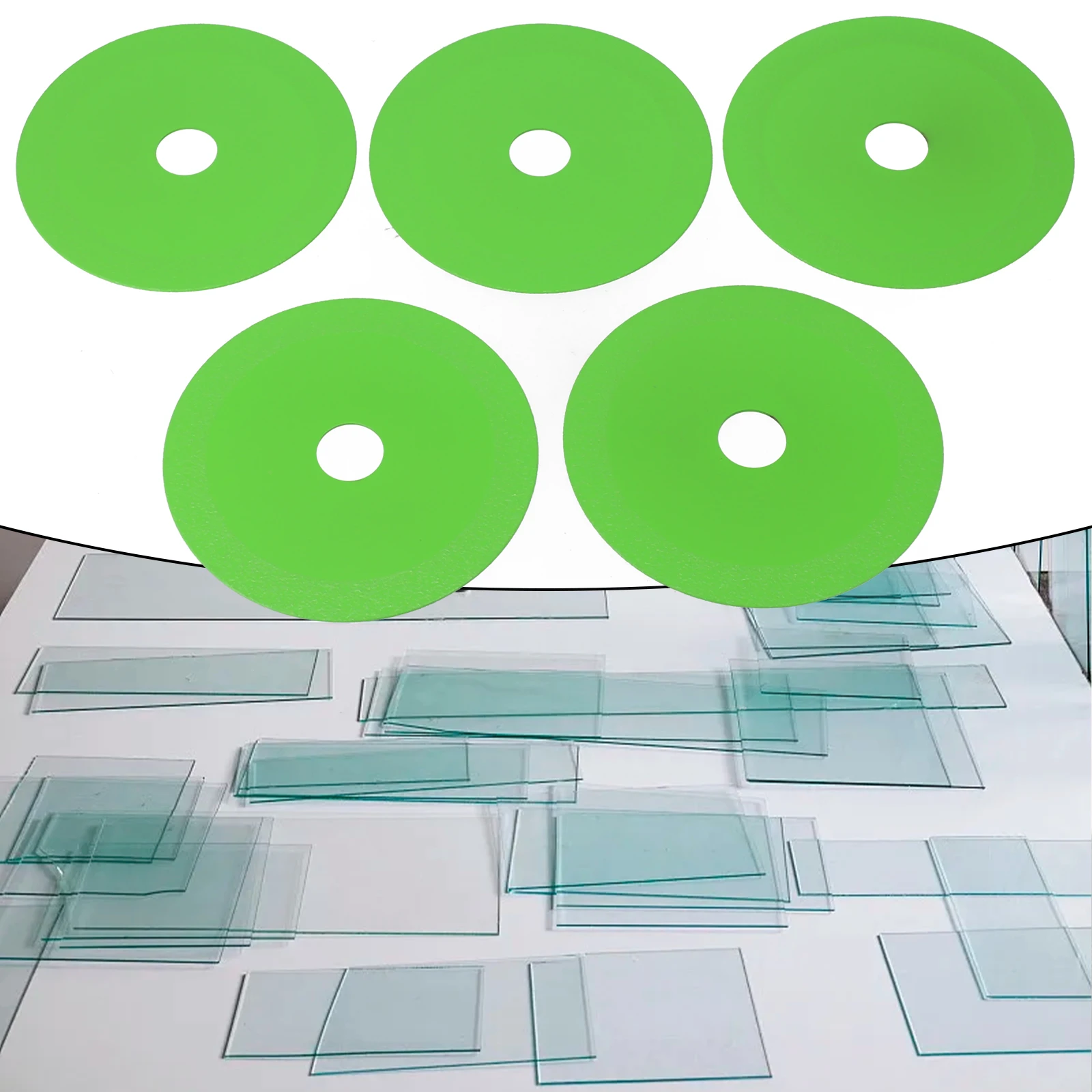 5pcs 125mm Glass Cutting Disc Diamond Marble Ceramic Tile Jade Grinding Blade Green Tool Accessories
5pcs 125mm Glass Cutting Disc Diamond Marble Ceramic Tile Jade Grinding Blade Green Tool Accessories