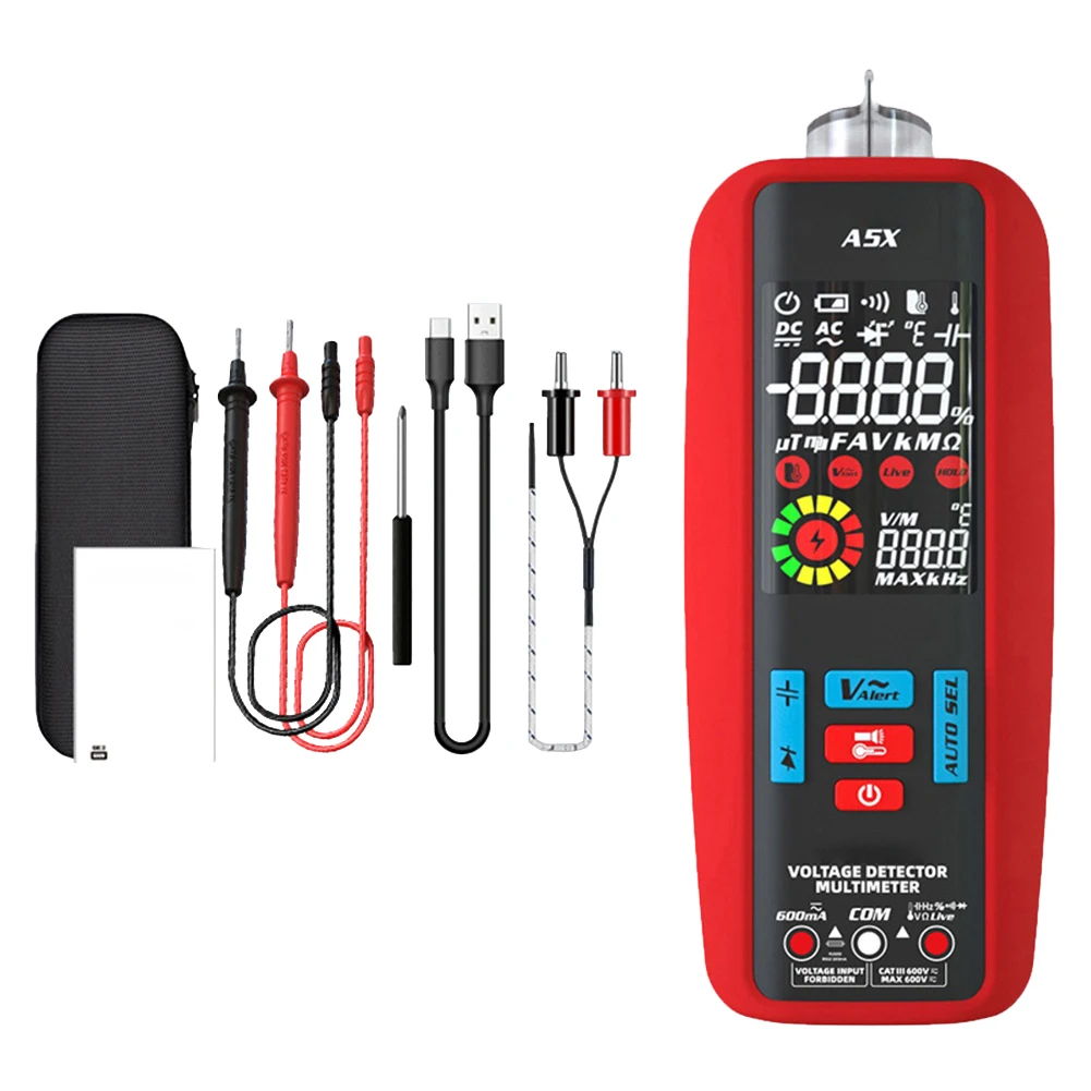 Smart Multimeter DC Voltage Teste Dc Voltage Features Frequency Missing Phase Power Supply Specifications True RMS
Smart Multimeter DC Voltage Teste Dc Voltage Features Frequency Missing Phase Power Supply Specifications True RMS