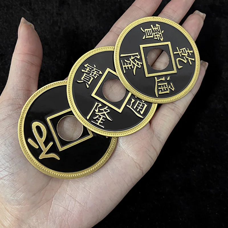 Phantom of Chinese Coins (Stage) By Oliver Magic Tricks 55MM Parlar Coin Magia Magician Close Up Street Illusions Gimmicks Props
Phantom of Chinese Coins (Stage) By Oliver Magic Tricks 55MM Parlar Coin Magia Magician Close Up Street Illusions Gimmicks Props