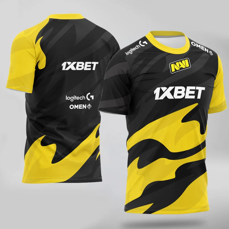 The new 2024 CSGO esports NAVI team uniform Summer Breathable Casual Sports T-shirt 3D HD printed shirt shipped quickly
The new 2024 CSGO esports NAVI team uniform Summer Breathable Casual Sports T-shirt 3D HD printed shirt shipped quickly