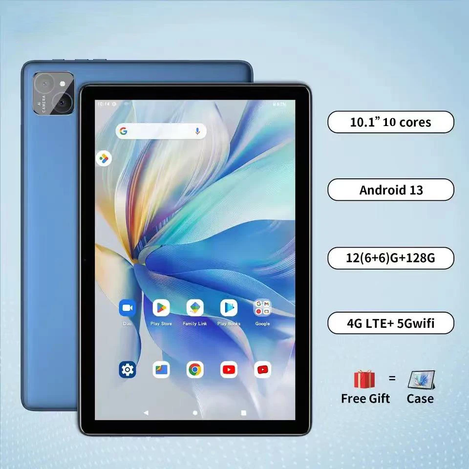 Оригинальный планшет на базе Android 13, экран 10,1 дюйма, 12 Гб ОЗУ, 512 Гб ПЗУ, десятиядерный процессор, две SIM-карты, 4G, разблокирован, с экраном 2,4G/5G WiFi GPS
Оригинальный планшет на базе Android 13, экран 10,1 дюйма, 12 Гб ОЗУ, 512 Гб ПЗУ, десятиядерный процессор, две SIM-карты, 4G, разблокирован, с экраном 2,4G/5G WiFi GPS