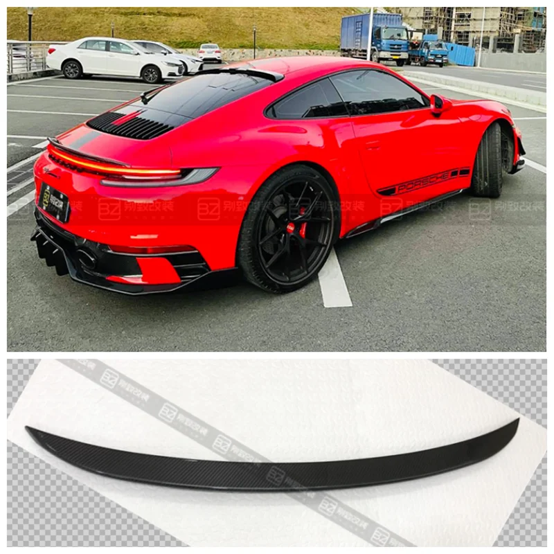 Real Carbon Fiber Rear Trunk Lip Roof Spoiler Wing Fits For Porsche 911 992 992.1 2019 2020 2021
Real Carbon Fiber Rear Trunk Lip Roof Spoiler Wing Fits For Porsche 911 992 992.1 2019 2020 2021
