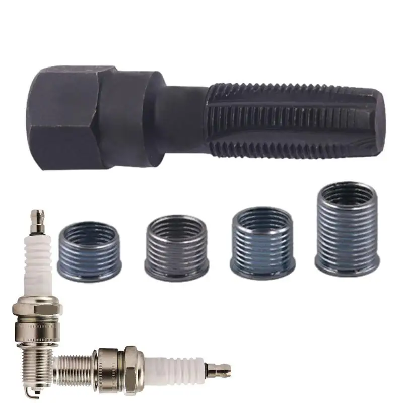 Spark Plug Thread Repair Tool Small Size Steel Thread Tool Kit Spark Plug Insert Convenient Portable Black Repair Set
Spark Plug Thread Repair Tool Small Size Steel Thread Tool Kit Spark Plug Insert Convenient Portable Black Repair Set