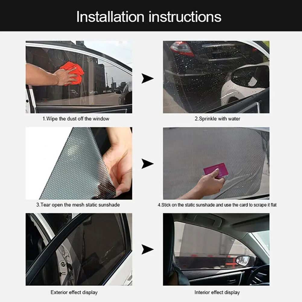 Cover Car Curtain Windshield Stickers Window Film Electrostatic Adsorption Front Rear PVC Sun Shade Sunshade UV
Cover Car Curtain Windshield Stickers Window Film Electrostatic Adsorption Front Rear PVC Sun Shade Sunshade UV