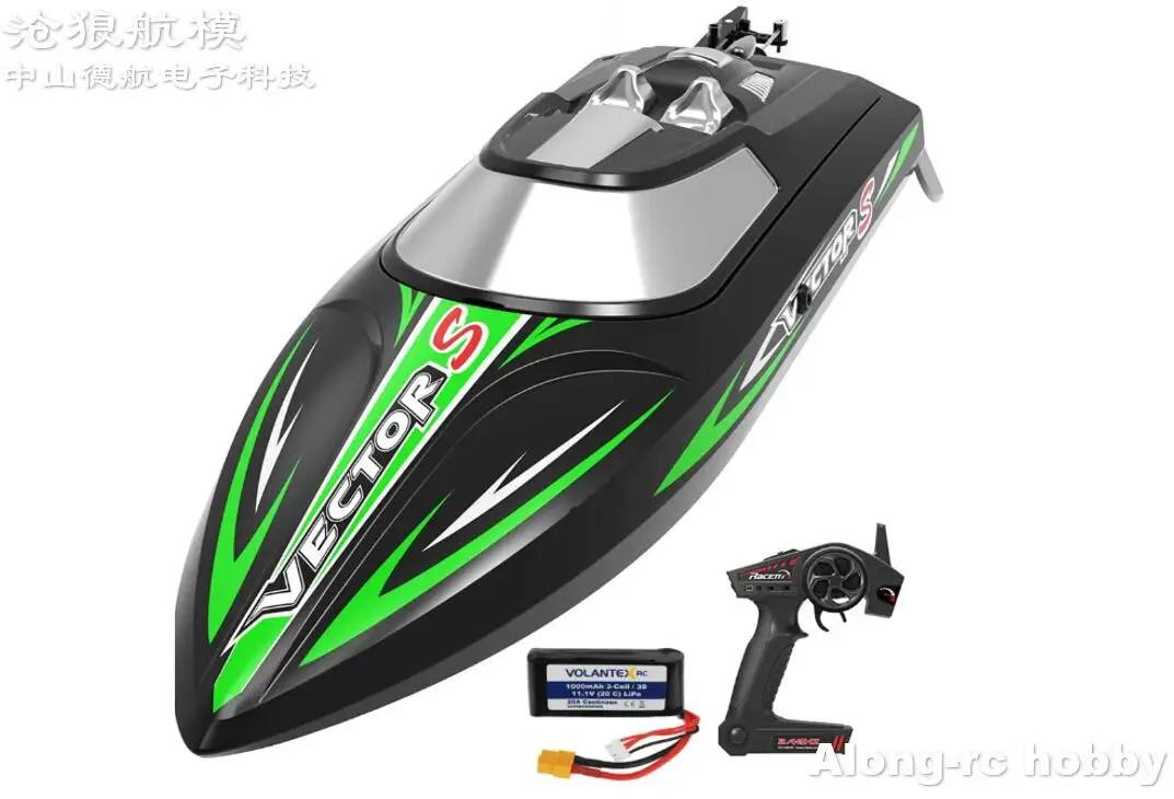 

Volantexrc Boats RTR 797-4 Vector S Brushless Motor 2.4GHz 40km/h High Speed Racing Boat w/ Self-Righting Reverse Water Cooling