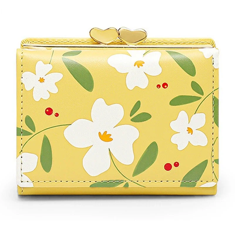 Fashion Women Cute Flower Wallet Brand Designed PU Leather Women Short Coin Wallet Small Female Card Holder Clutch Purses Ladies
Fashion Women Cute Flower Wallet Brand Designed PU Leather Women Short Coin Wallet Small Female Card Holder Clutch Purses Ladies