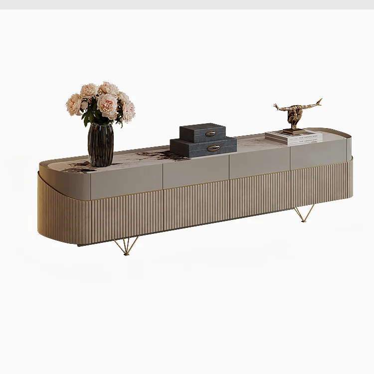 Light luxury TV cabinet, marble living room, fashionable customization, postmodern Italian style painted coffee table
Light luxury TV cabinet, marble living room, fashionable customization, postmodern Italian style painted coffee table