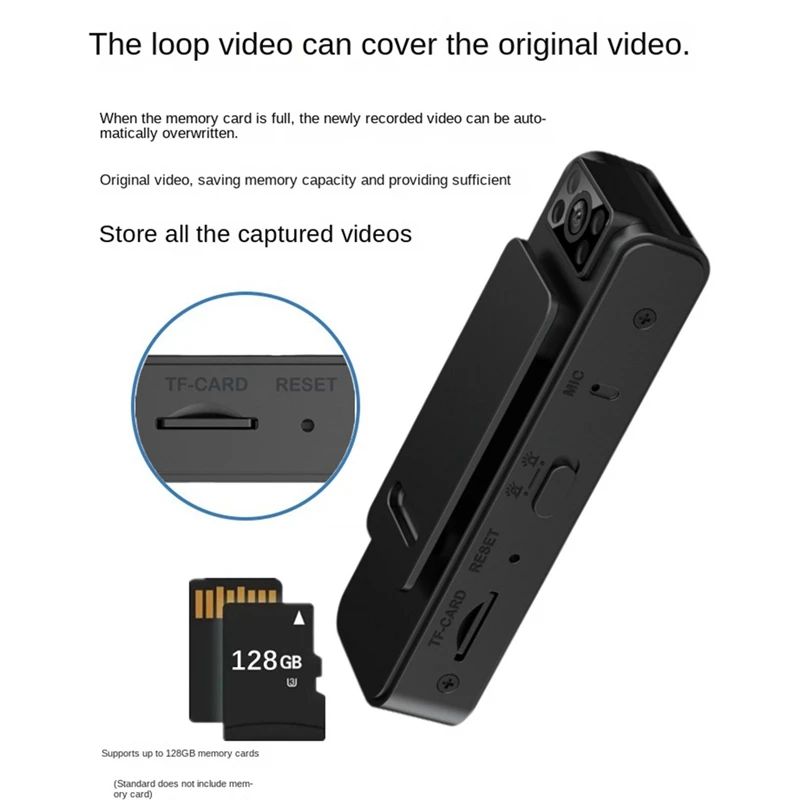 1080PWIFI HD мини-камера ночного видения маленькая невидимая Спортивная камера 130 ° наружная камера изношенный корпус видеокамера
1080PWIFI HD мини-камера ночного видения маленькая невидимая Спортивная камера 130 ° наружная камера изношенный корпус видеокамера
