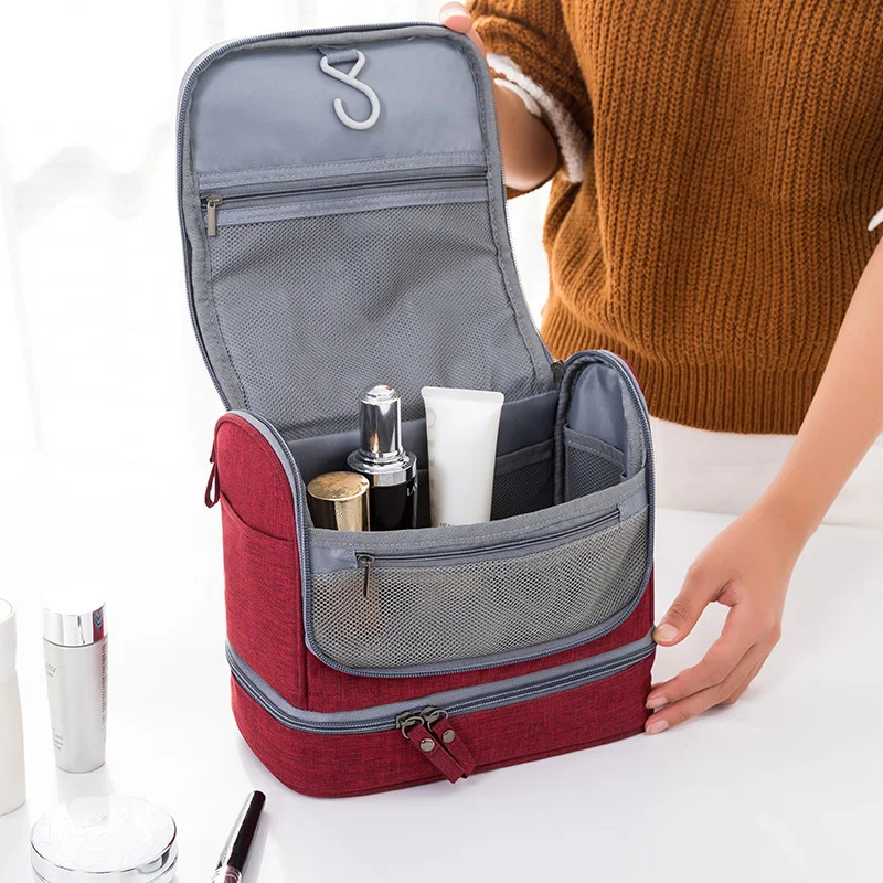 Travel Makeup Storage Bag Multifunctional Large Capacity Waterproof Mold proof Dry and Wet Separation Bag Portable Hook Wash Bag
Travel Makeup Storage Bag Multifunctional Large Capacity Waterproof Mold proof Dry and Wet Separation Bag Portable Hook Wash Bag
