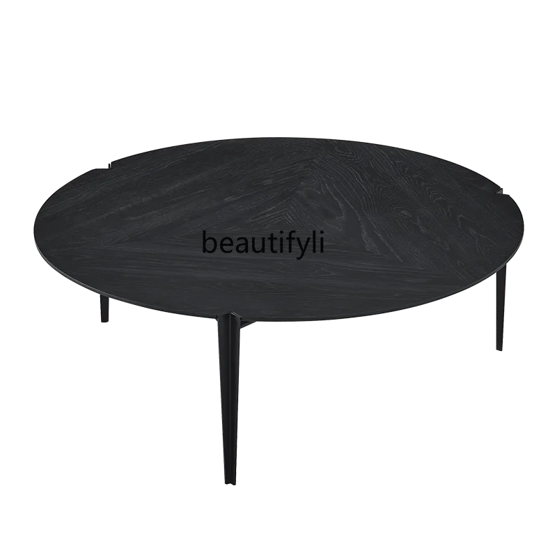 Nordic Black Log Silent Style Mid-Ancient Small Tea Table Small Apartment Designer Solid Wood Living Room round Table
Nordic Black Log Silent Style Mid-Ancient Small Tea Table Small Apartment Designer Solid Wood Living Room round Table