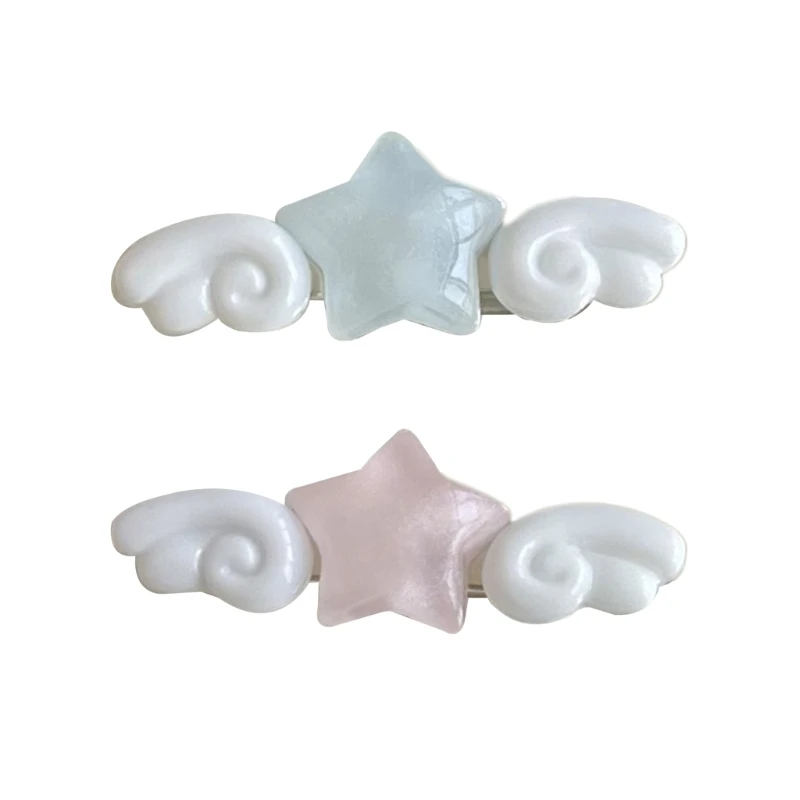 2024 New Small Star Wing Shape Hair Clip Spring Summer Headwear for Woman Girls Taking Photo Ponytail Non-slip Hairpin
2024 New Small Star Wing Shape Hair Clip Spring Summer Headwear for Woman Girls Taking Photo Ponytail Non-slip Hairpin