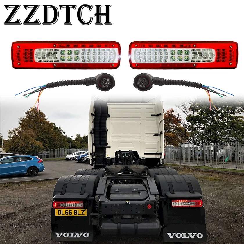 one pair 24V led truck tail light for volvo FH truck led tail light E APPROVE 82849894/84195505 82849925/84195519
one pair 24V led truck tail light for volvo FH truck led tail light E APPROVE 82849894/84195505 82849925/84195519