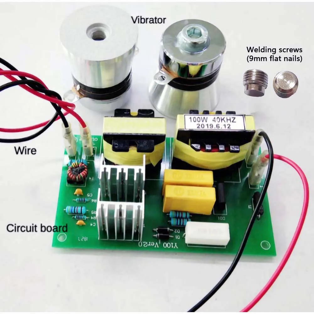 Miniature Ultrasonic Generator Circuit Board for DIY Cleaning Machine - Essential Component Module for Experiments
Miniature Ultrasonic Generator Circuit Board for DIY Cleaning Machine - Essential Component Module for Experiments