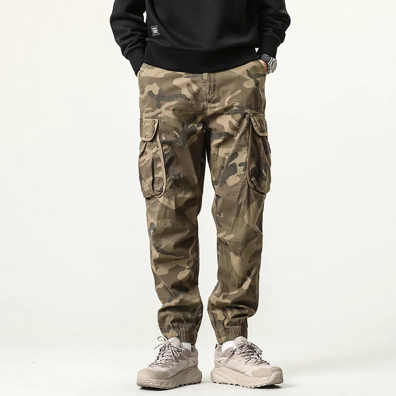 Новинка, весенние свободные Модные мужские комбинезоны, камуфляжные тактические брюки с несколькими карманами, трендовые брюки для отдыха и спорта на открытом воздухе
Новинка, весенние свободные Модные мужские комбинезоны, камуфляжные тактические брюки с несколькими карманами, трендовые брюки для отдыха и спорта на открытом воздухе