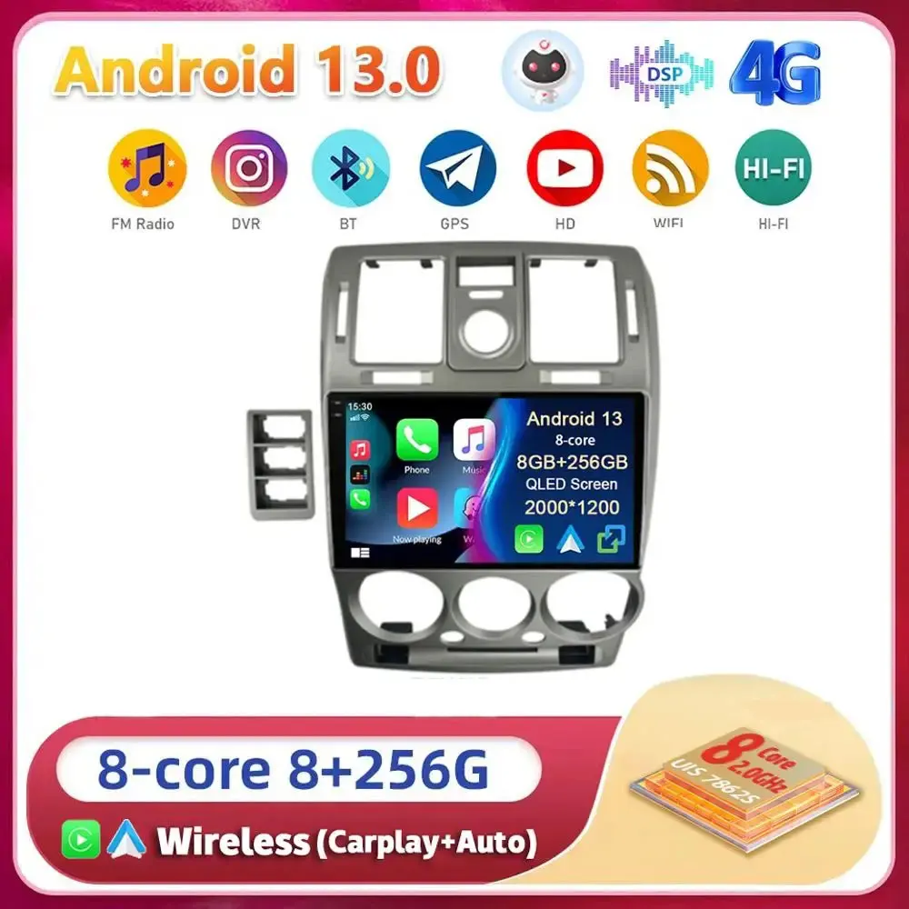 Android 13 Carplay Auto For HYUNDAI GETZ 2002-2008 2009 2010 2011 Car Radio Multimedia Video Player GPS Stereo 2din Head Unit 4G
Android 13 Carplay Auto For HYUNDAI GETZ 2002-2008 2009 2010 2011 Car Radio Multimedia Video Player GPS Stereo 2din Head Unit 4G